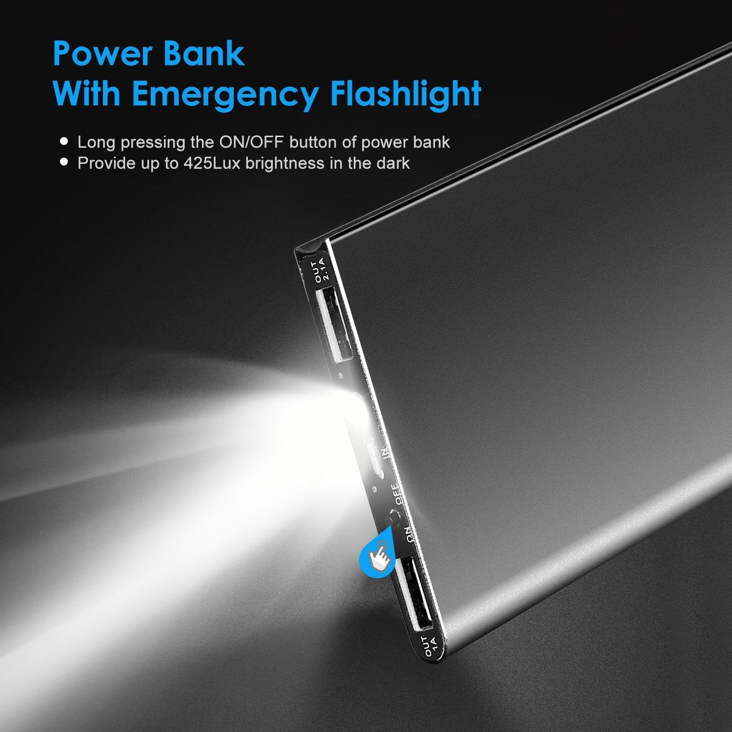 Power Up Your Life with the 20,000 mAh Ultra-Slim Dual USB Power Bank – Charge Anywhere, Anytime!