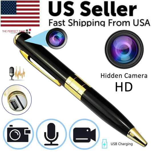 Miniature Pen Camera - 1080P HD Hidden Audio Video Recorder for Security Use