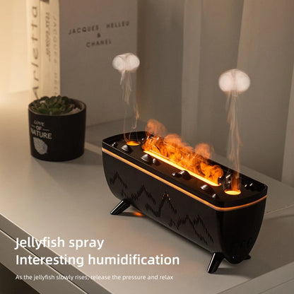 Experience Serenity with the Dual Nozzles Jellyfish Aroma Diffuser - Your Ultimate Electric Air Humidifier for Home Aromatherapy