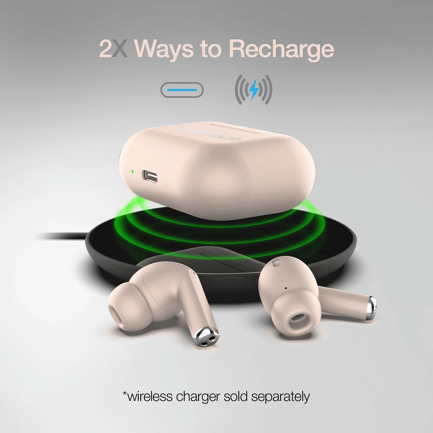 Xpods Pro True Wireless Earbuds with Wireless Charging Case