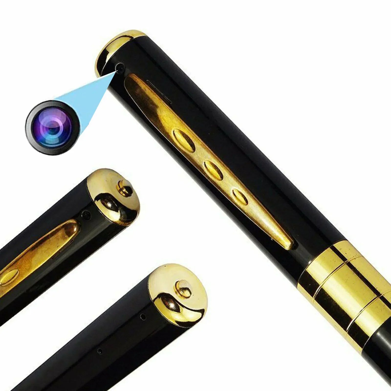 Miniature Pen Camera - 1080P HD Hidden Audio Video Recorder for Security Use