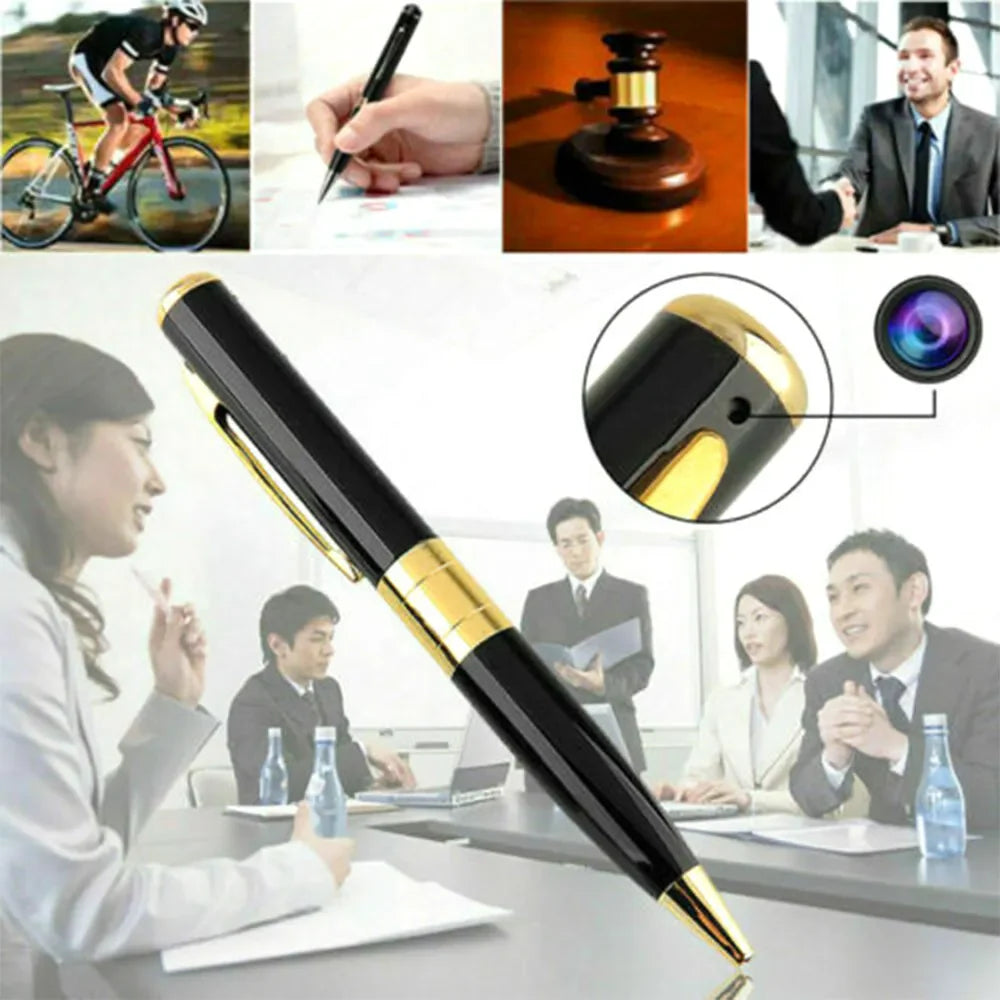 Miniature Pen Camera - 1080P HD Hidden Audio Video Recorder for Security Use