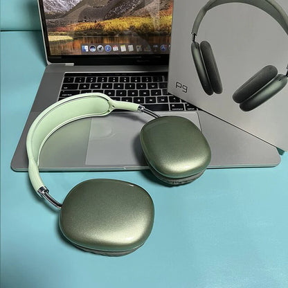 P9 Bluetooth Wireless Headphones with Smart Noise Reduction and Stereo Sound for Gaming and Mobile Devices
