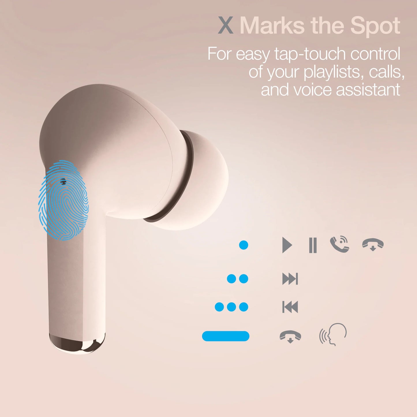 Xpods Pro True Wireless Earbuds with Wireless Charging Case