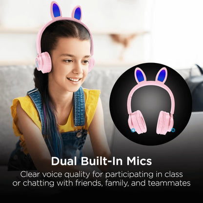 Bunny Tracks Wireless Illuminated Headphones