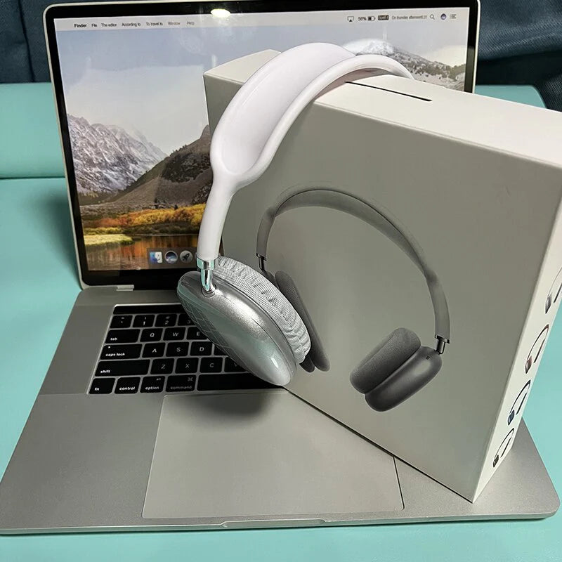 P9 Bluetooth Wireless Headphones with Smart Noise Reduction and Stereo Sound for Gaming and Mobile Devices