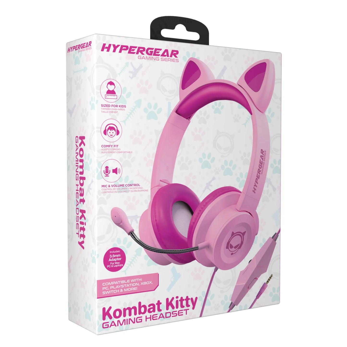 Hypergear Kombat Kitty Gaming Headset with Detachable Microphone