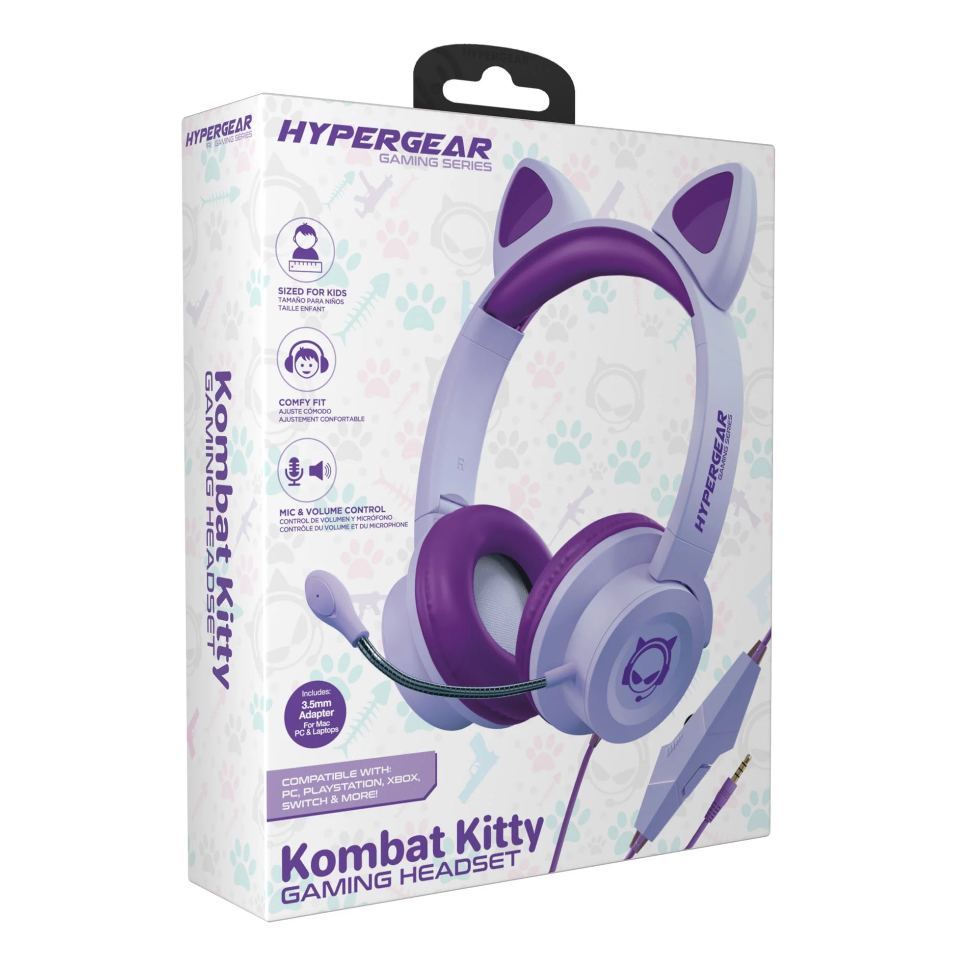 Hypergear Kombat Kitty Gaming Headset with Detachable Microphone