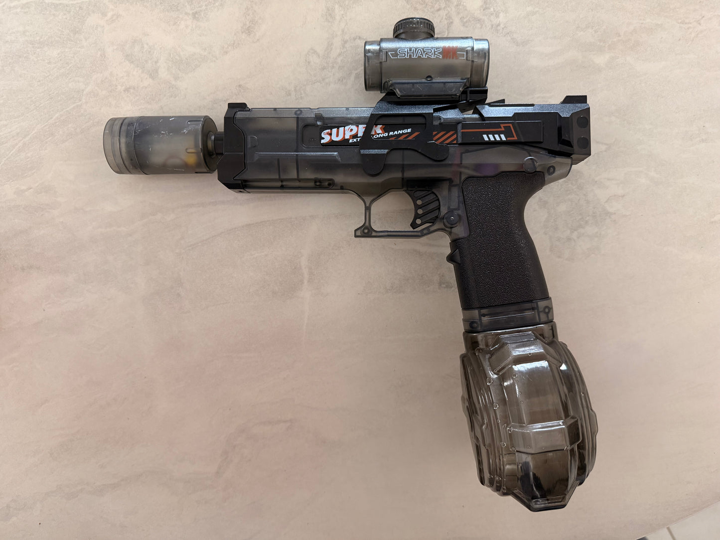 Light Up Summer Fun with the LED Emitting Electric Water Gun - Automatic Sensor Water Pistol for Kids!