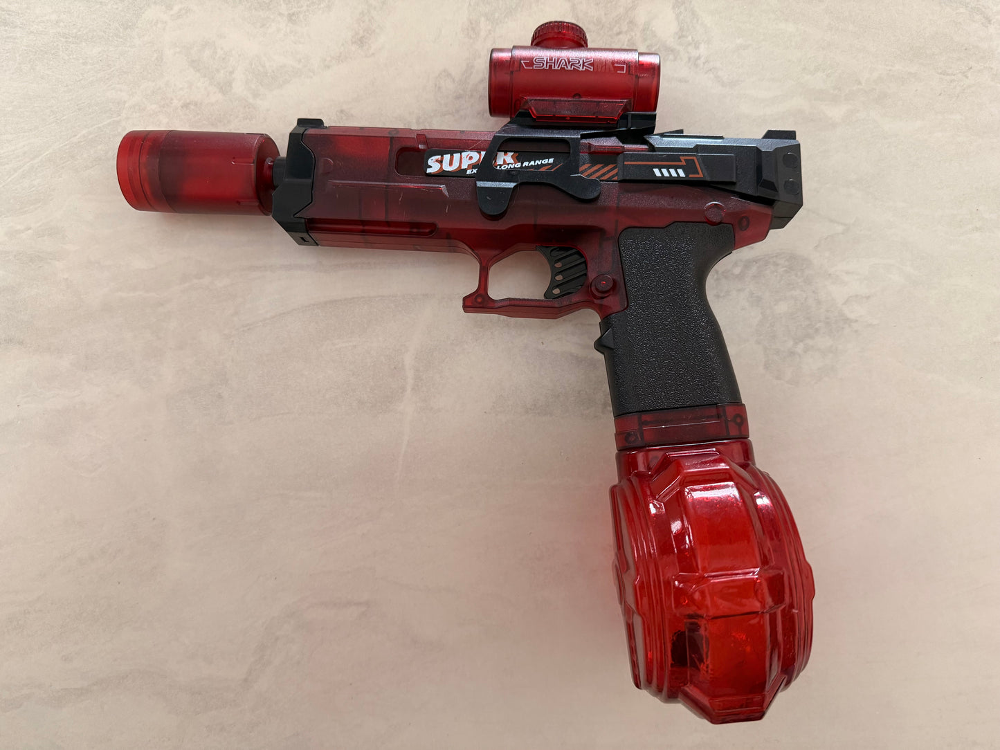 Light Up Summer Fun with the LED Emitting Electric Water Gun - Automatic Sensor Water Pistol for Kids!