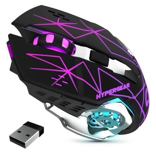 Chromium Wireless Gaming Mouse for Extended Gaming Sessions