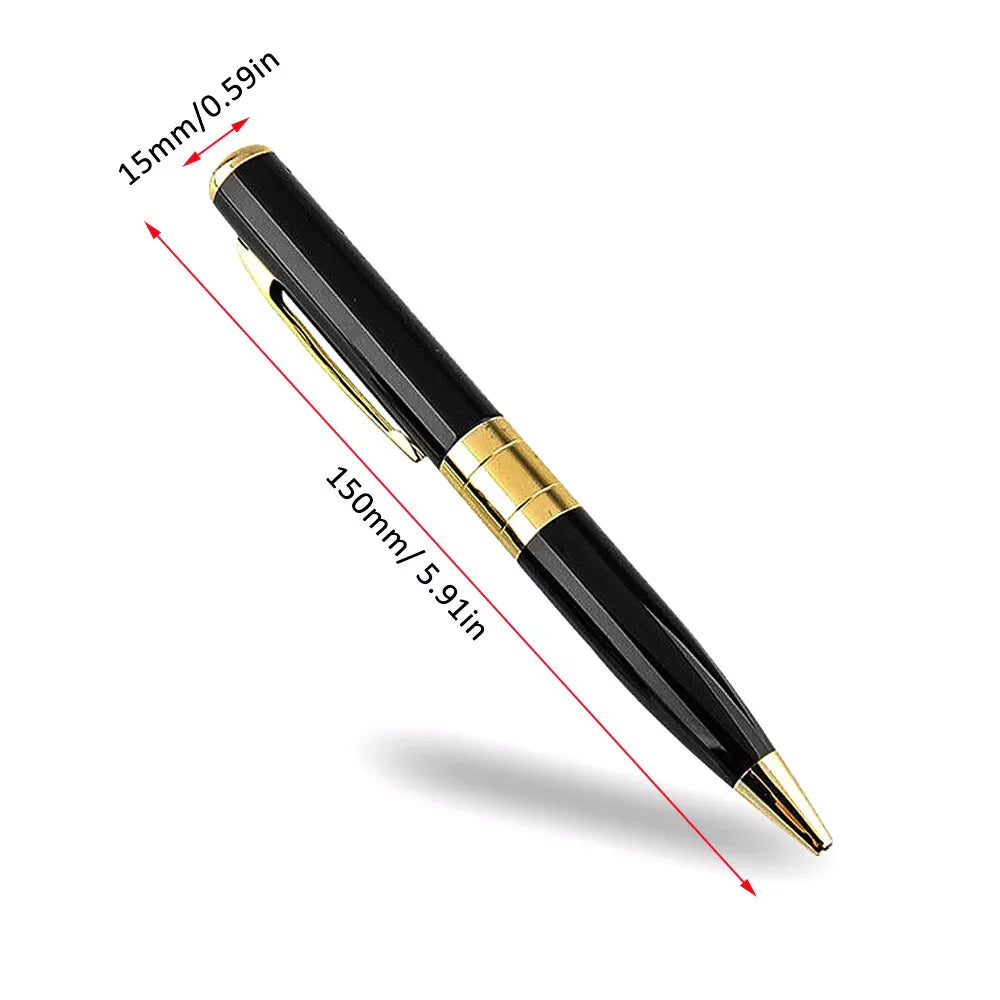 Miniature Pen Camera - 1080P HD Hidden Audio Video Recorder for Security Use