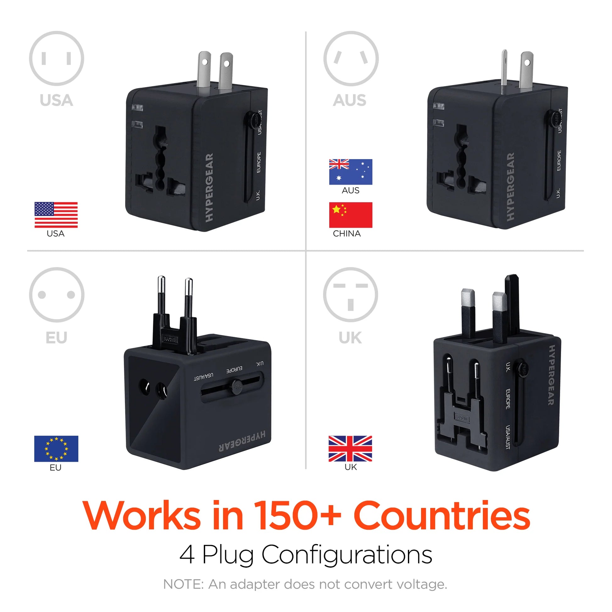 Universal Travel Adapter for Global Use