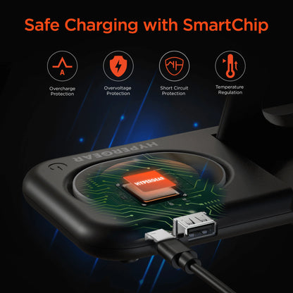 4-in-1 Wireless Charging Station for Apple iPhone, Airpods & Watch