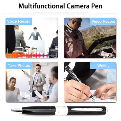 Miniature Pen Camera - 1080P HD Hidden Audio Video Recorder for Security Use