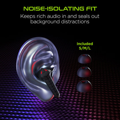 Cobrastrike True Wireless Gaming Earbuds with Zero Latency Audio